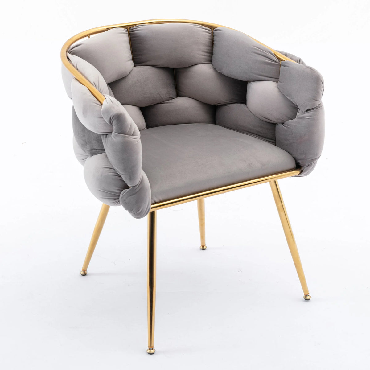 Gray Velvet Chair E816