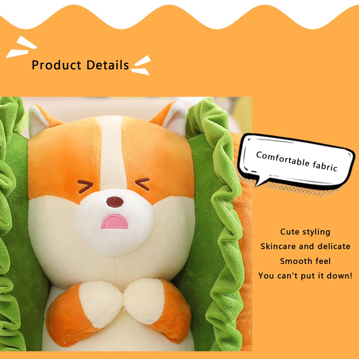 Fuzzy Hamburger Plush Toy T445978