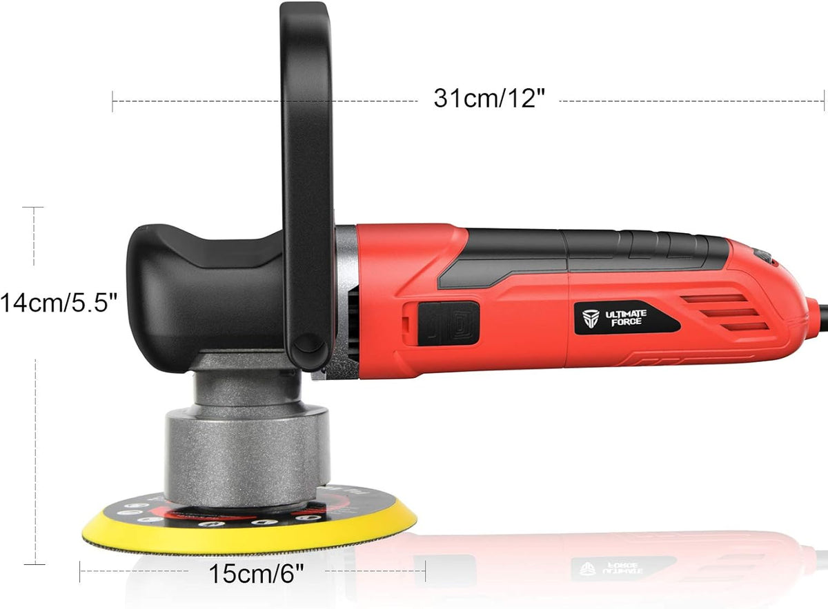 6 Inches Dual Action Random Orbital Polisher Pack of 2 Z89384